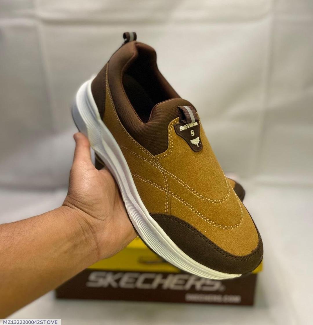 Men's Black Skechers Stretch Fit EVA Casual Shoes