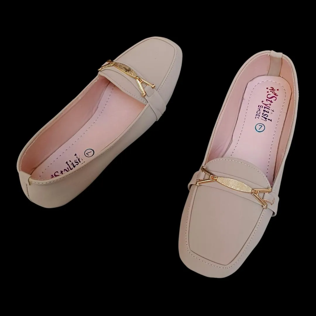 Women Synthetic Leather Formal Pumps Off-White Size 7-10