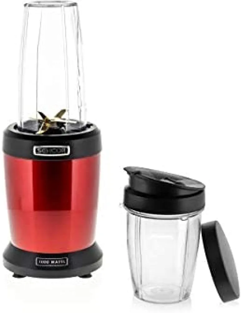 SENCOR - Nutri Blender, 1200 Watt with 22000 RPM, Pre-set blending programmers + PULSE function, Extracts the nutrients from seeds, grains, and nuts, SNB 4301RD, 2 years replacement Warranty